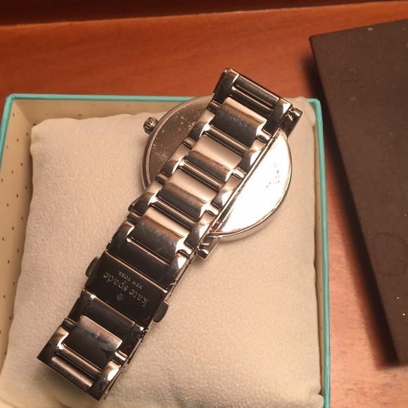 Kate Spade Silver Watch Worn Once Needs Battery - Picture 3 of 9
